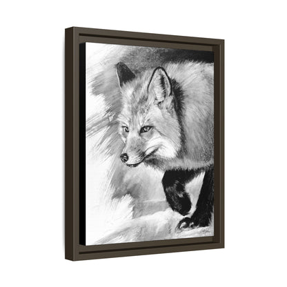 "Fox" Framed Canvas