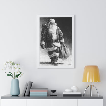 "Right Down Santa Claus Lane" Framed Paper Print