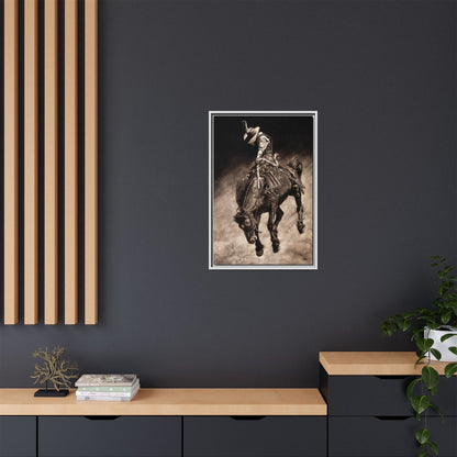 "Giddy Up" Framed Canvas