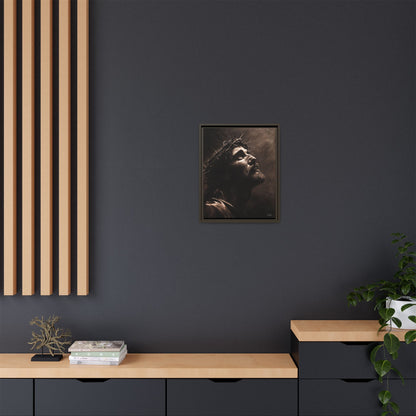 "With His Stripes We Are Healed" Framed Canvas