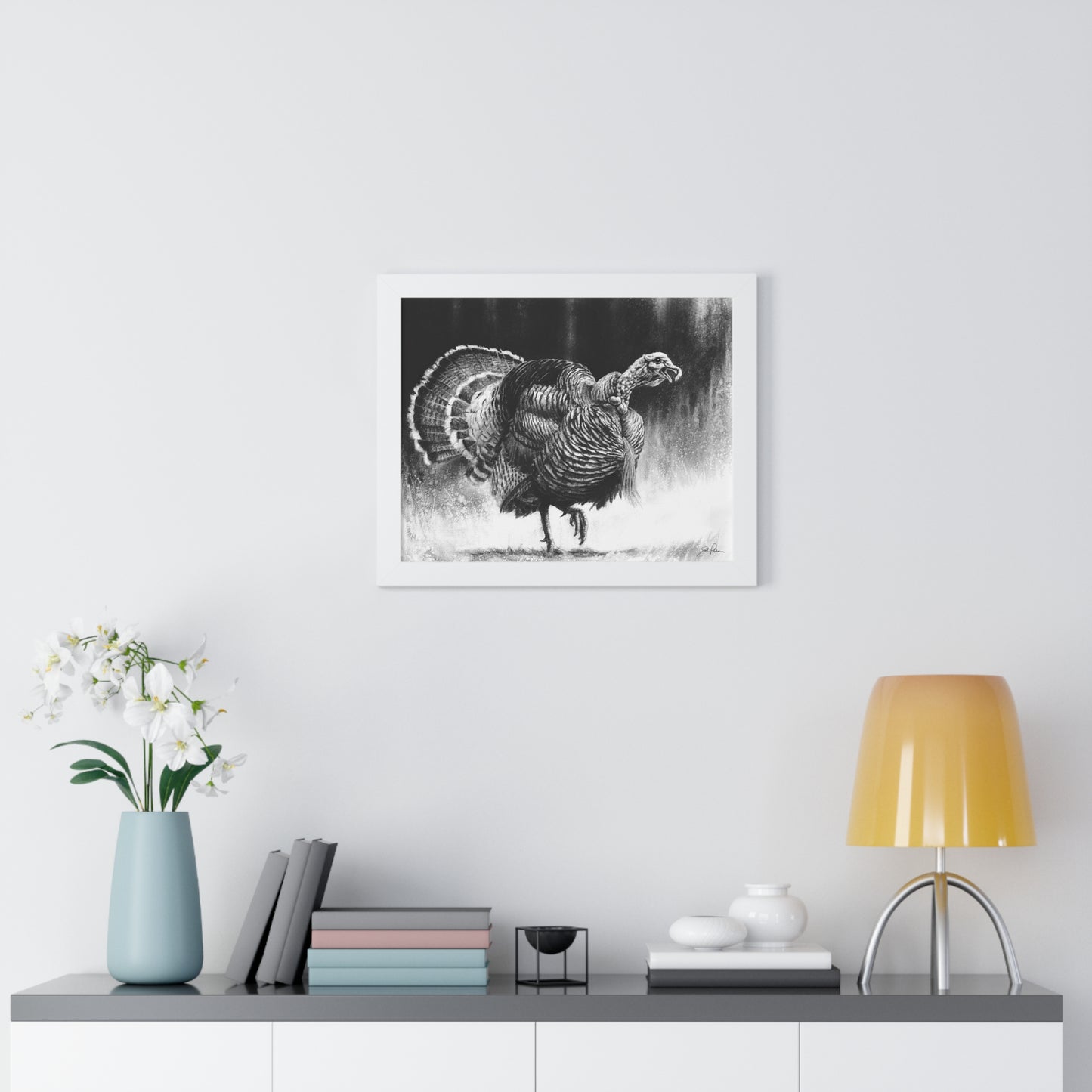 "Gobbler" Framed Paper Print