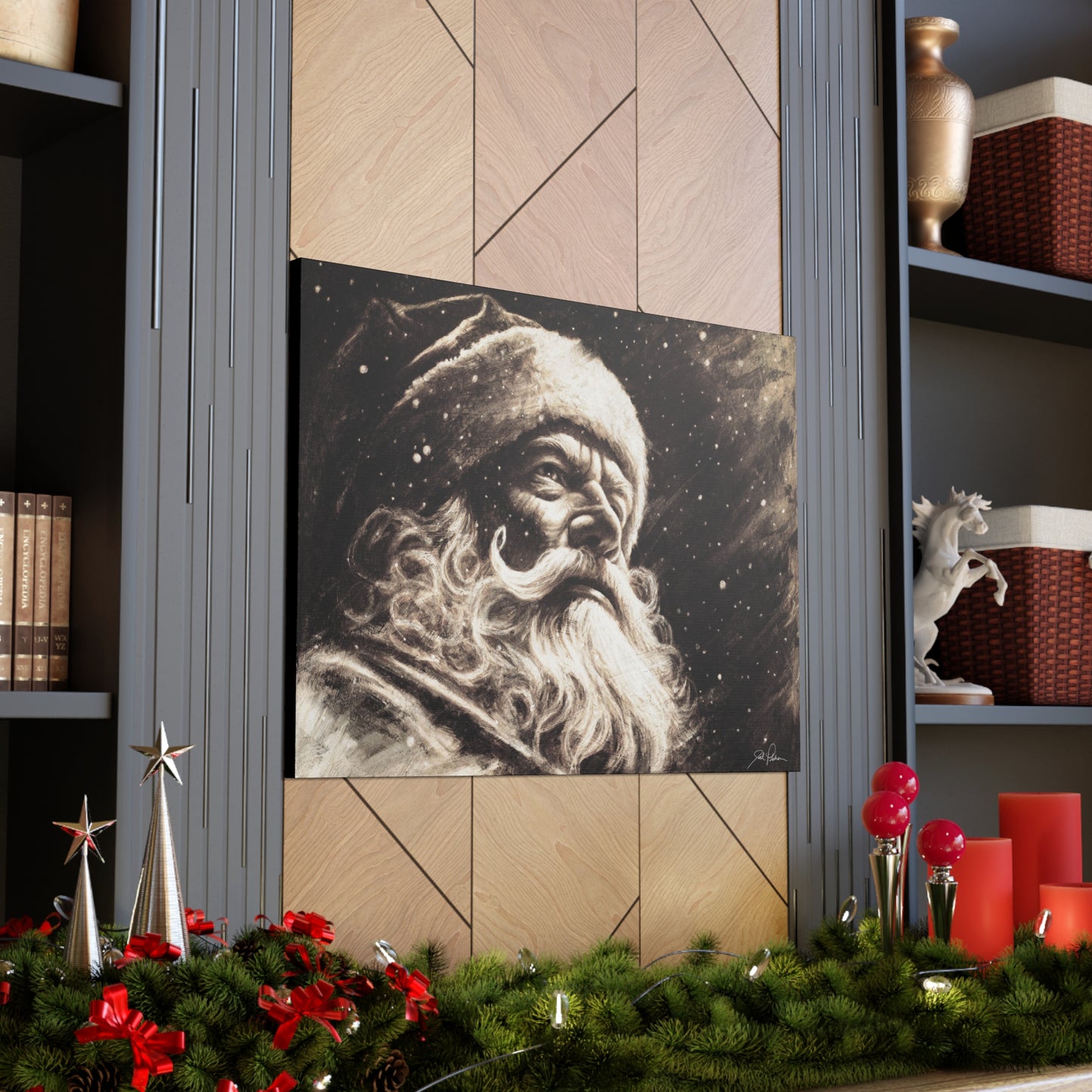 "Kris Kringle" Gallery Wrapped Canvas.