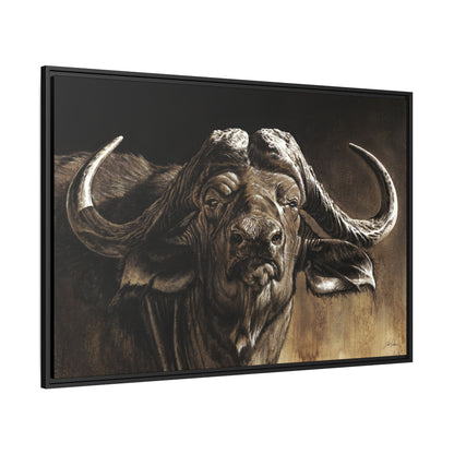 "Debt Collector" Framed Canvas