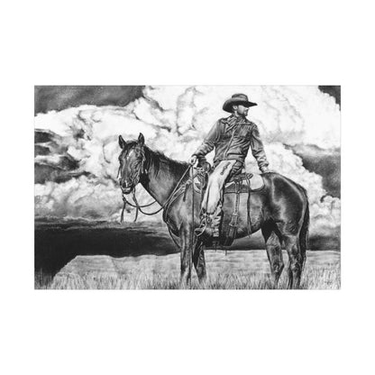 "Looking Back on the Path" Stretched Canvas