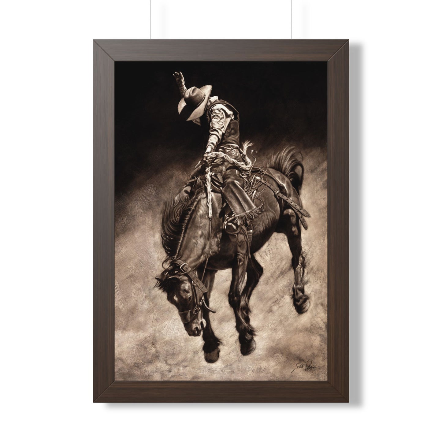 "Giddy Up" Framed Paper Print.