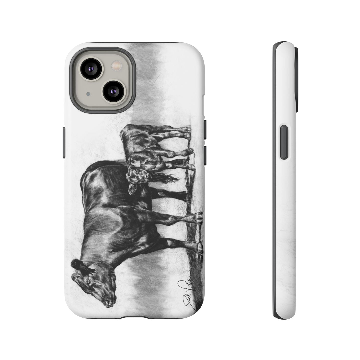 "Mama Cow & Calf" Smart Phone Tough Case