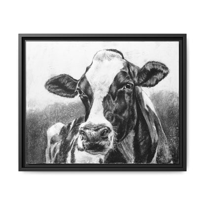 "Holstein" Framed Canvas