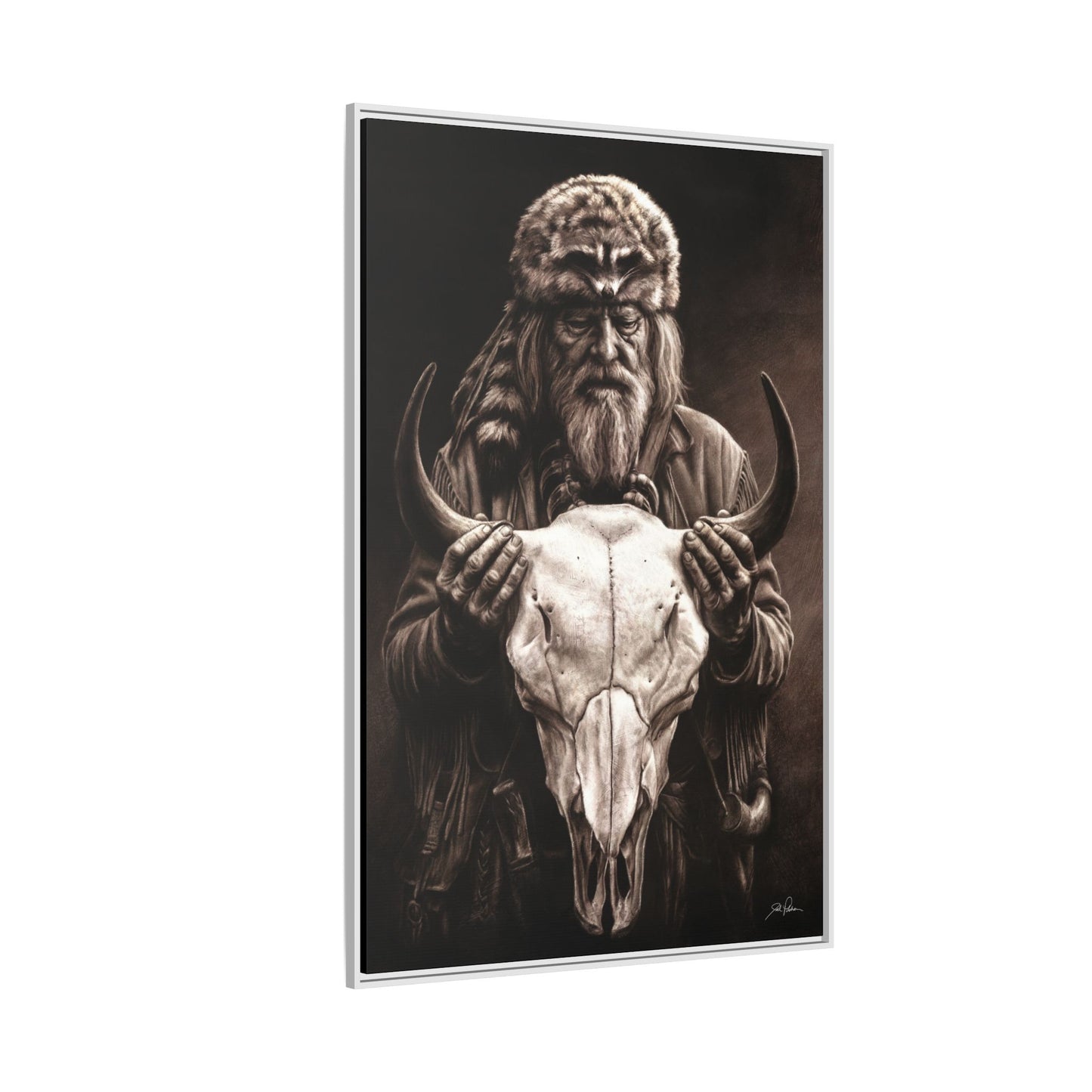 "Legends of the West" Framed Canvas