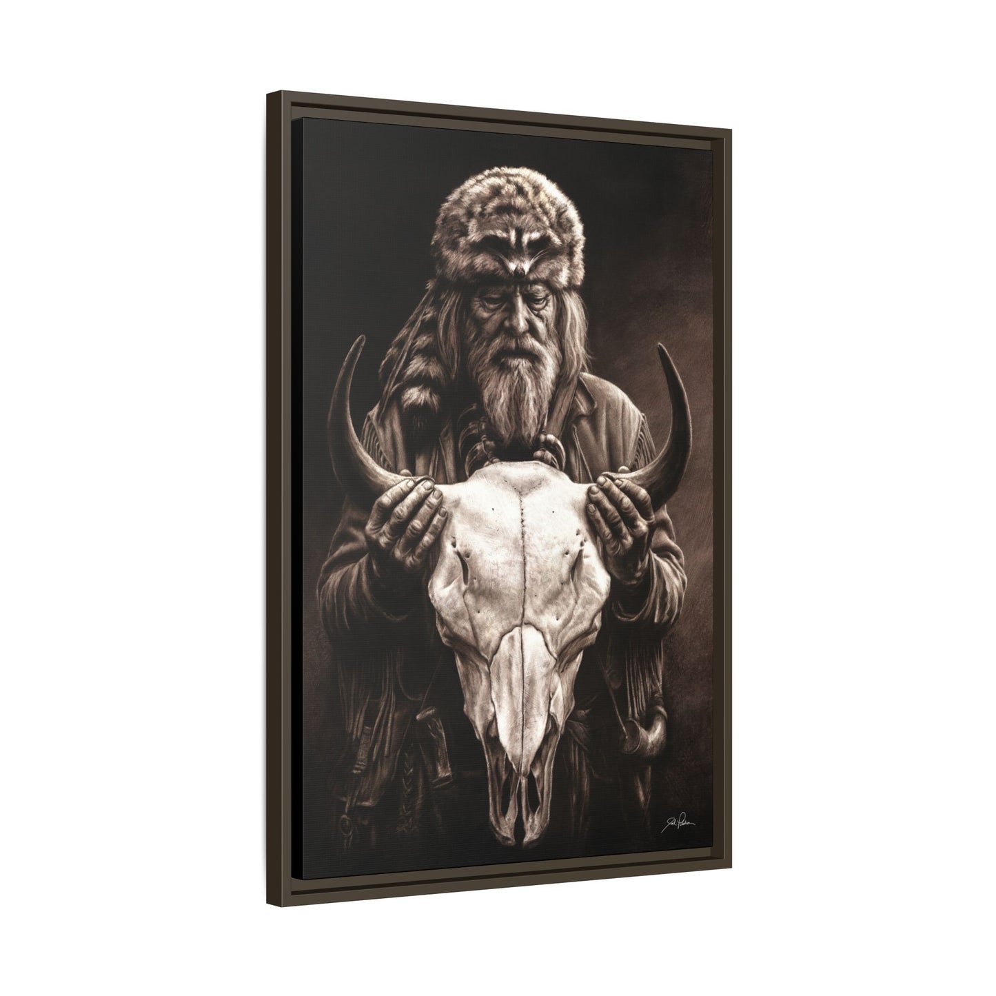 "Legends of the West" Framed Canvas