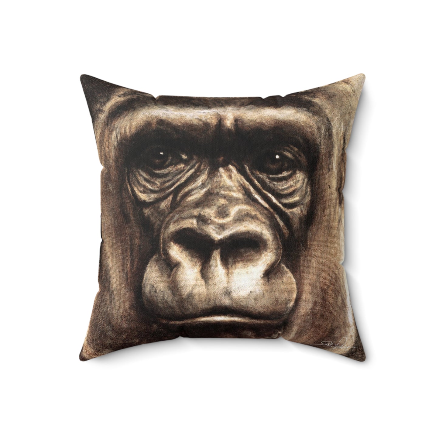 "Gorilla" Square Pillow