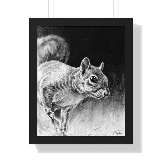 "Squirrel" Framed Paper Print