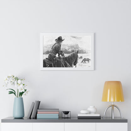 "Bridles and Braids" Framed Paper Print
