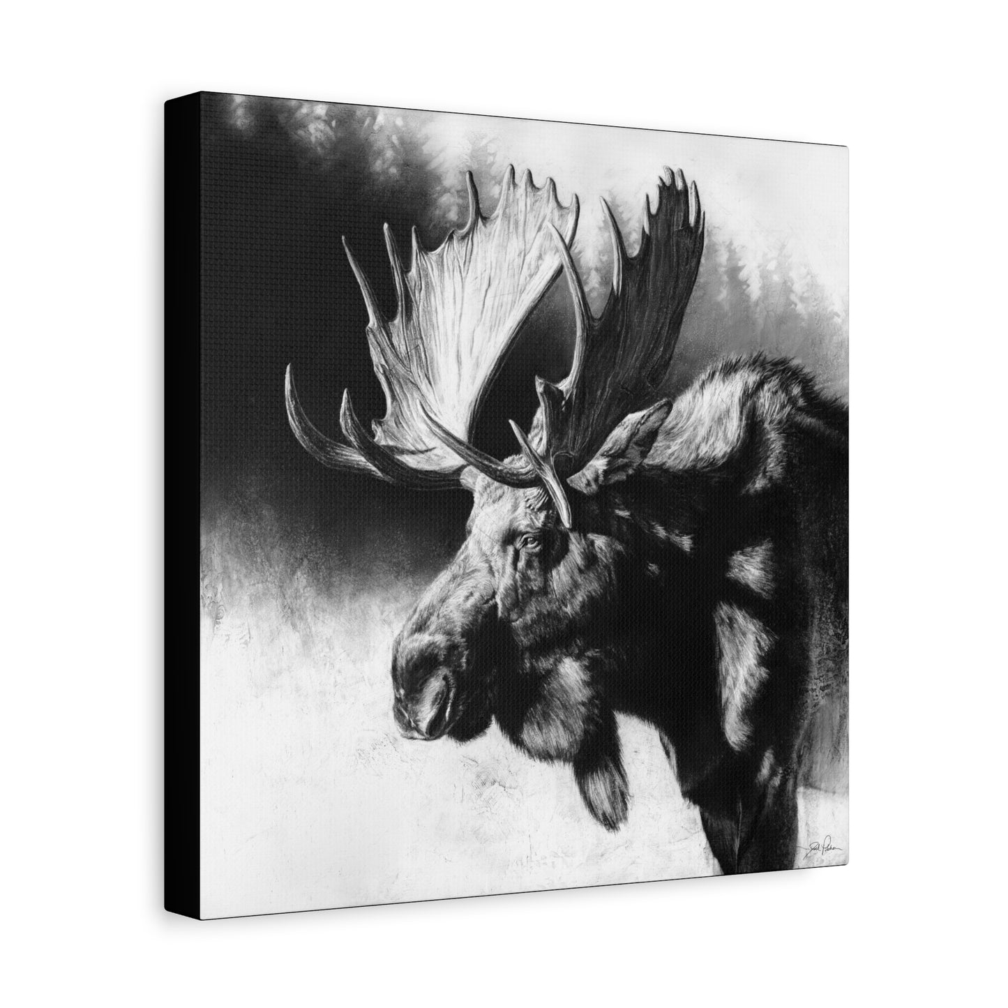 "Formida-bull" Stretched Canvas