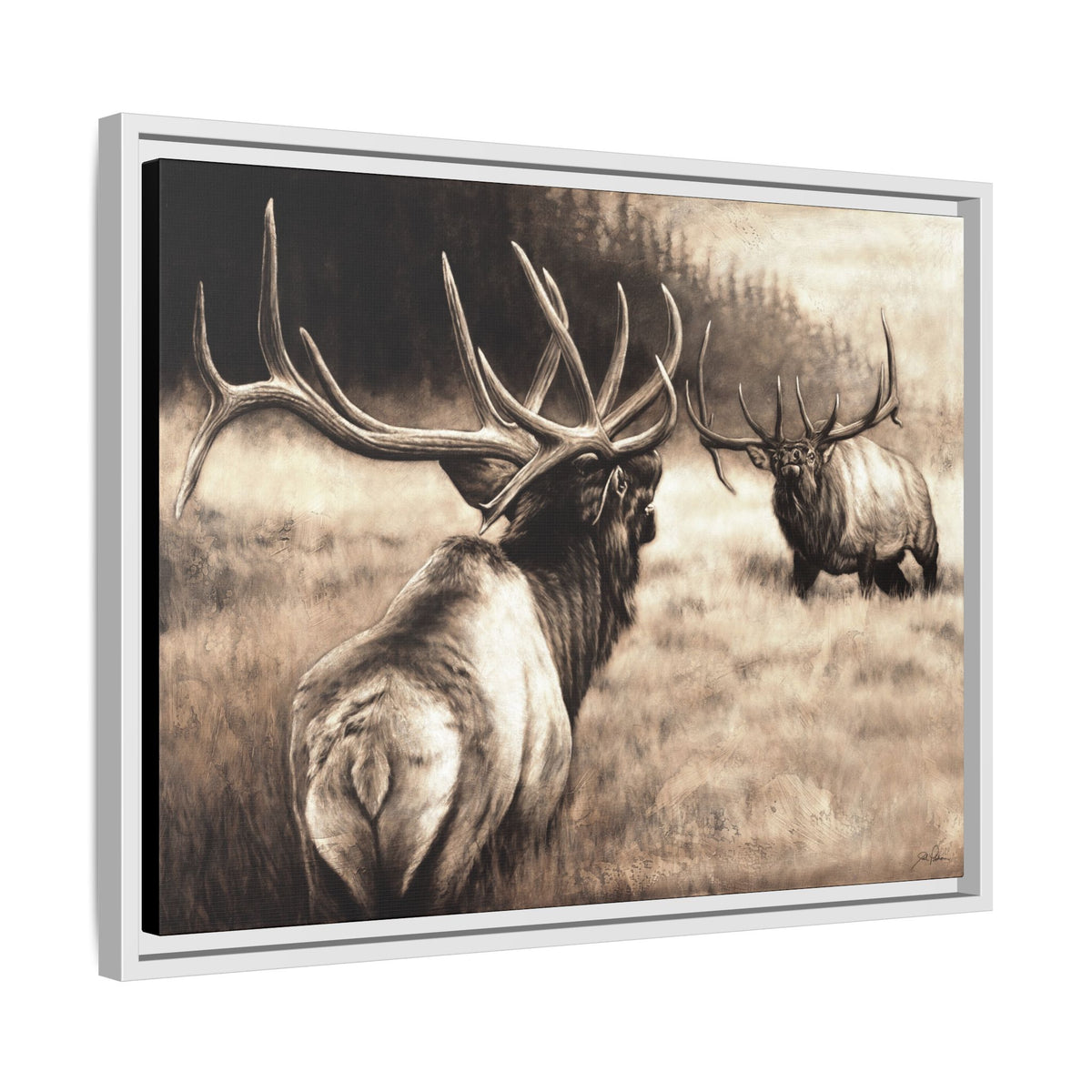 "Ready to Rumble" Framed Canvas