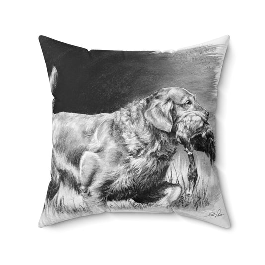 "Good Dog" Square Pillow.