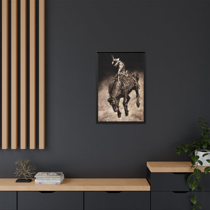 "Giddy Up" Framed Canvas