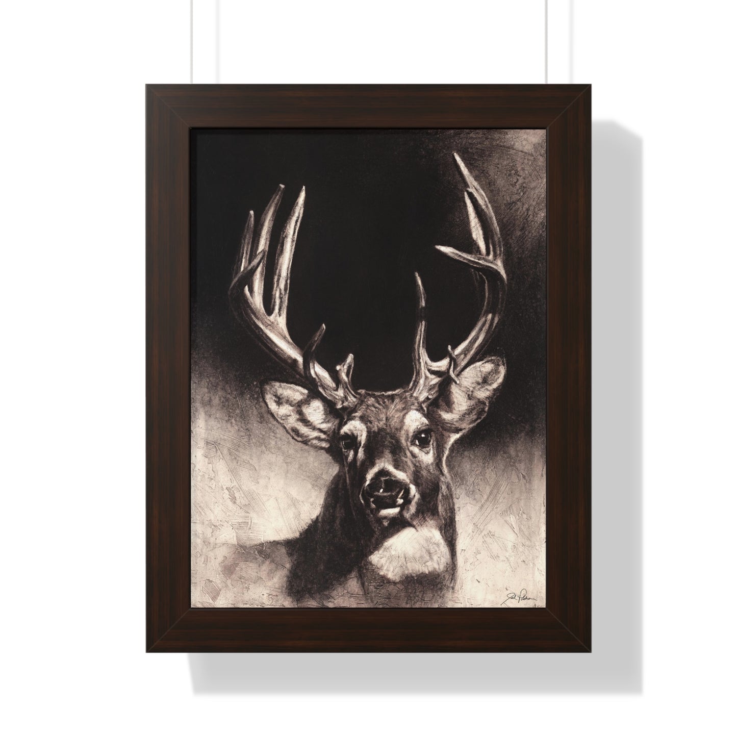 "Nice Buck" Framed Paper Print