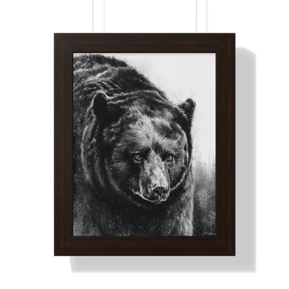 "Black Bear" Framed Paper Print