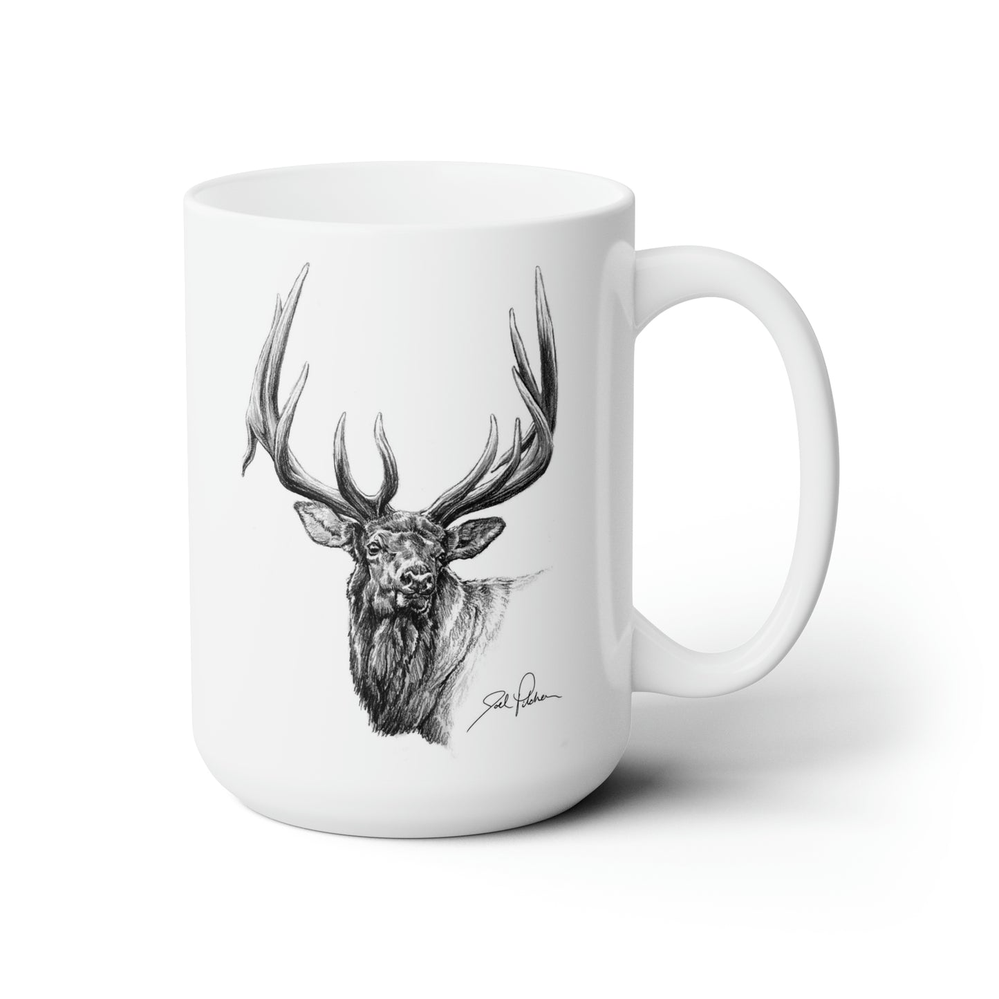 Bull Elk Sketch