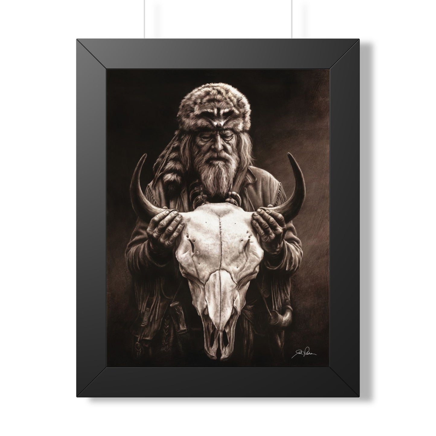 "Legends of the West" Framed Paper Print.