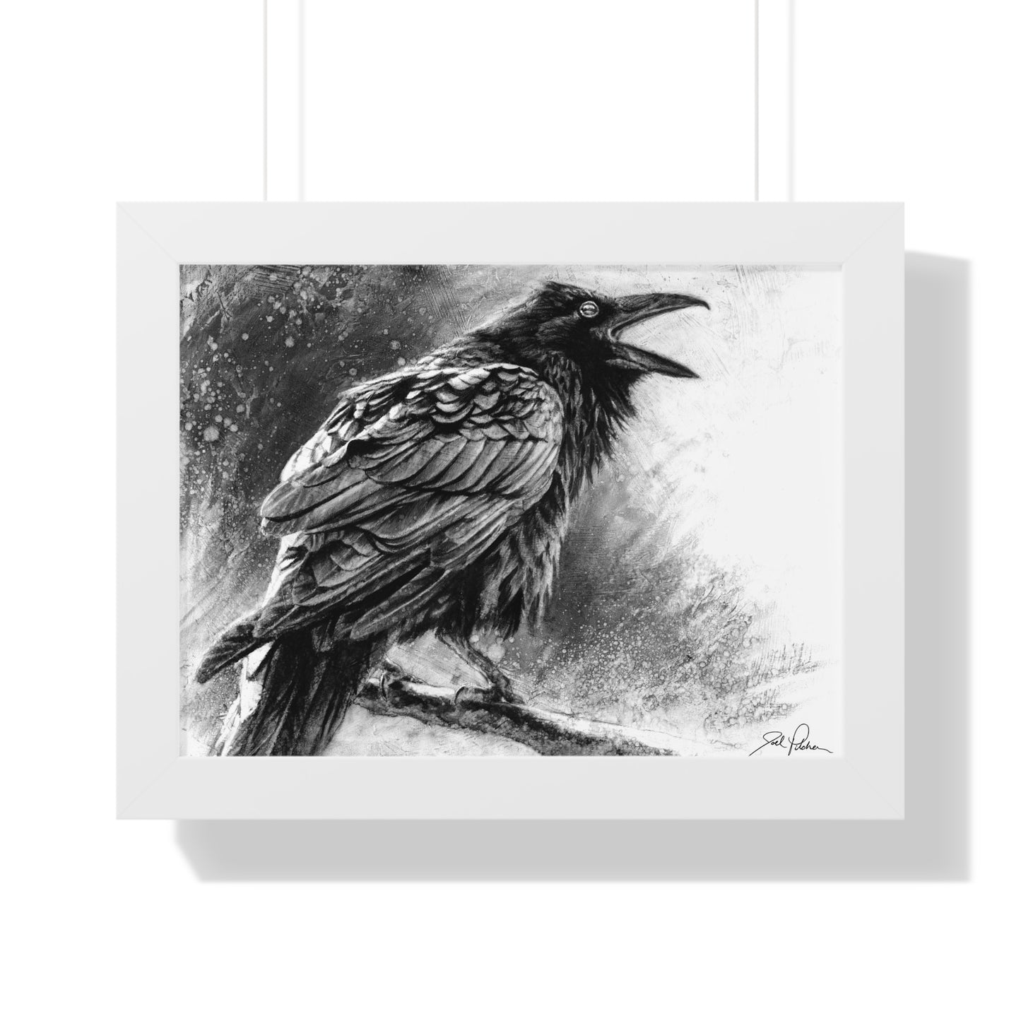 "Raven" Framed Paper Print