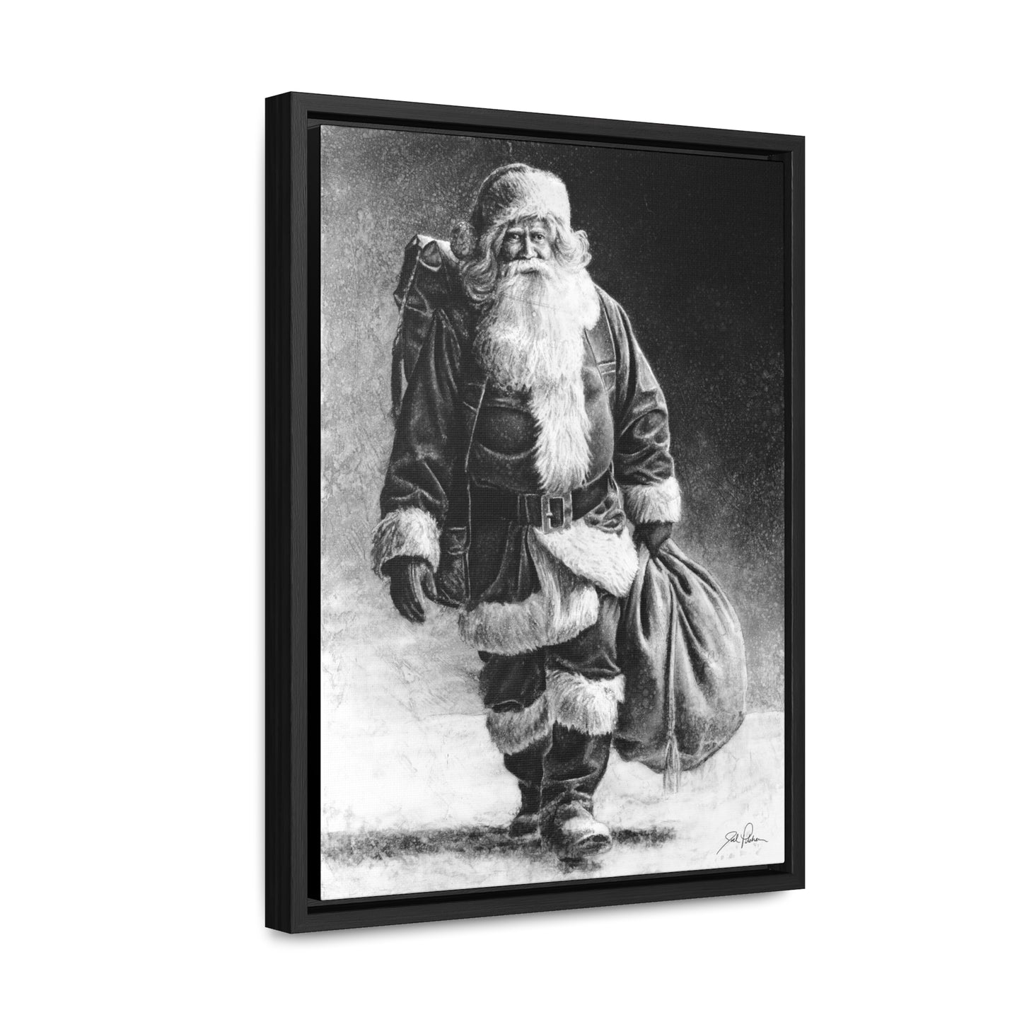 "Right Down Santa Claus Lane" Gallery Wrapped/Framed Canvas