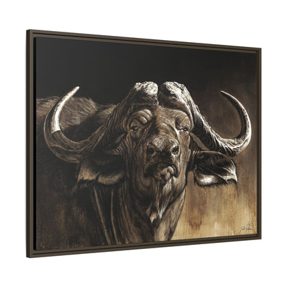 "Debt Collector" Framed Canvas