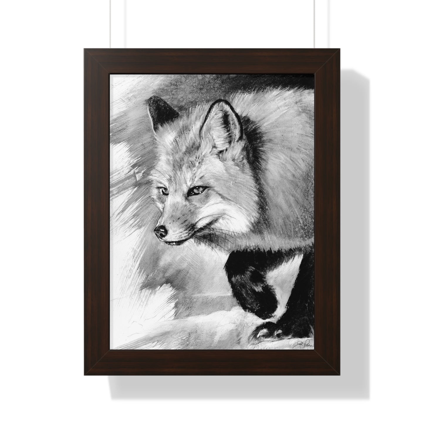 "Fox" Framed Paper Print