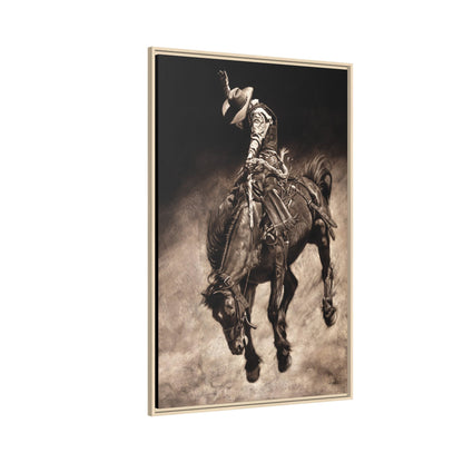"Giddy Up" Framed Canvas