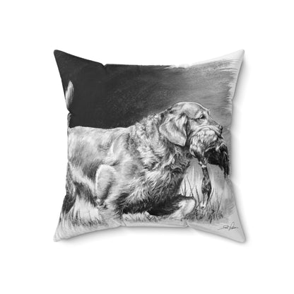 "Good Dog" Square Pillow.
