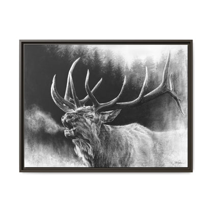 "Bugle Boy" Framed Canvas