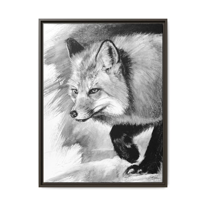 "Fox" Framed Canvas