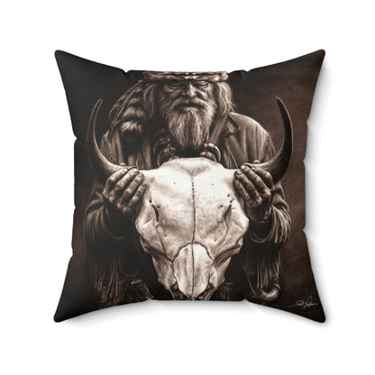 "Legends of the West" Square Pillow.