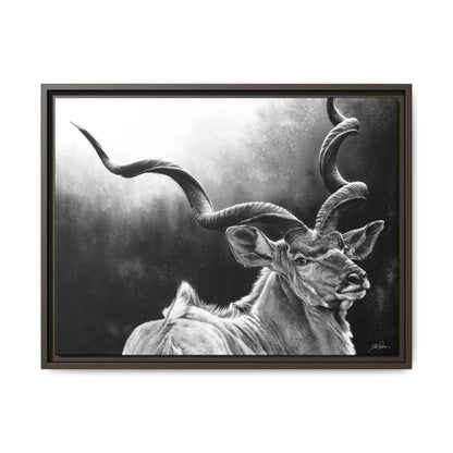"Kudu" Framed Canvas