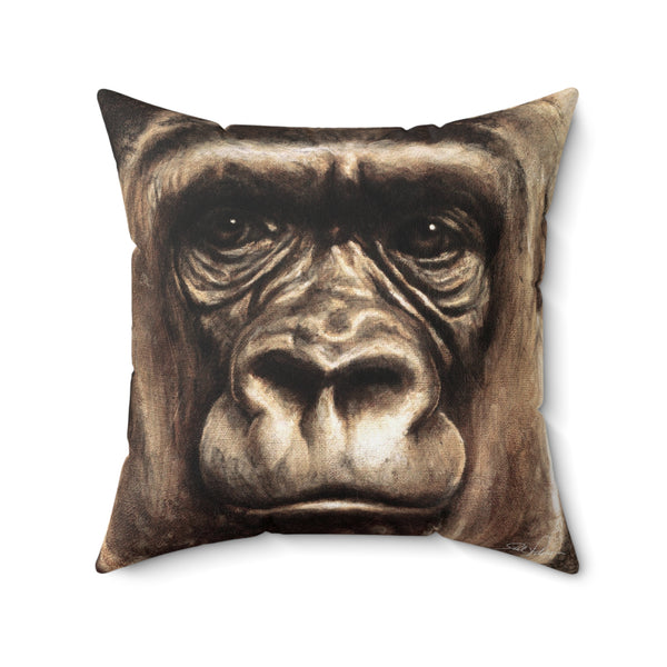 "Gorilla" Square Pillow