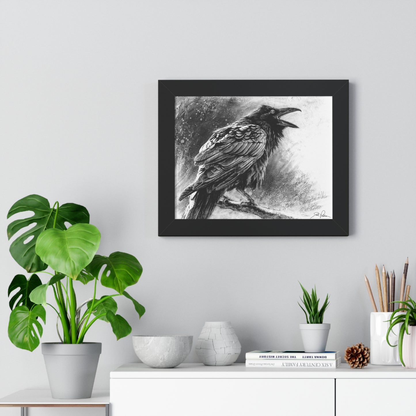 "Raven" Framed Paper Print