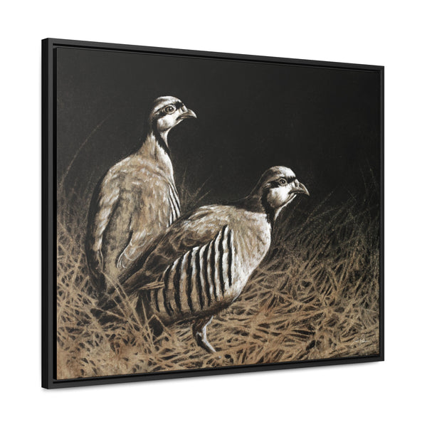 "Chukars" Gallery Wrapped/Framed Canvas