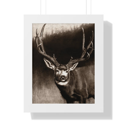 "Muley" Framed Paper Print