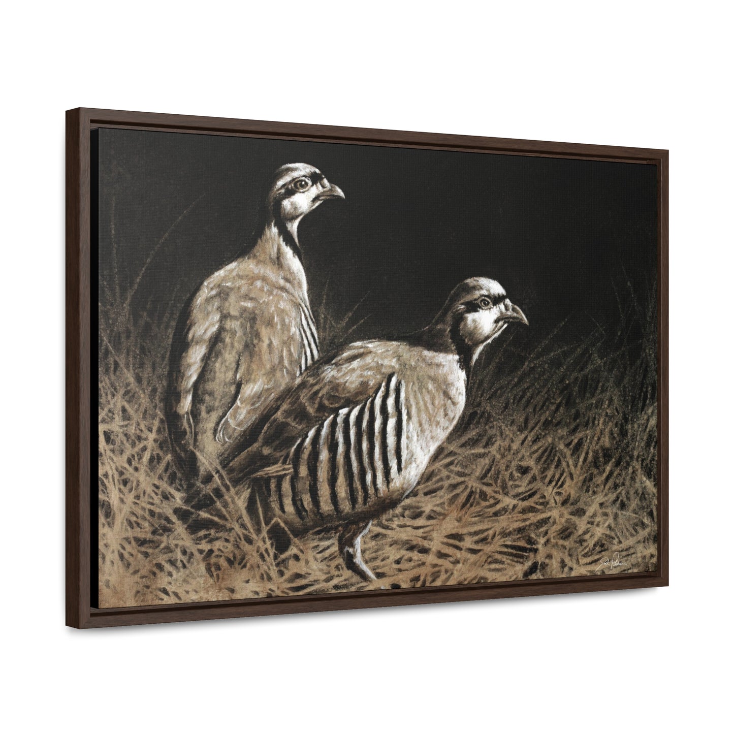 "Chukars" Gallery Wrapped/Framed Canvas