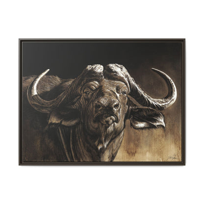 "Debt Collector" Framed Canvas