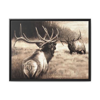 "Ready to Rumble" Framed Canvas