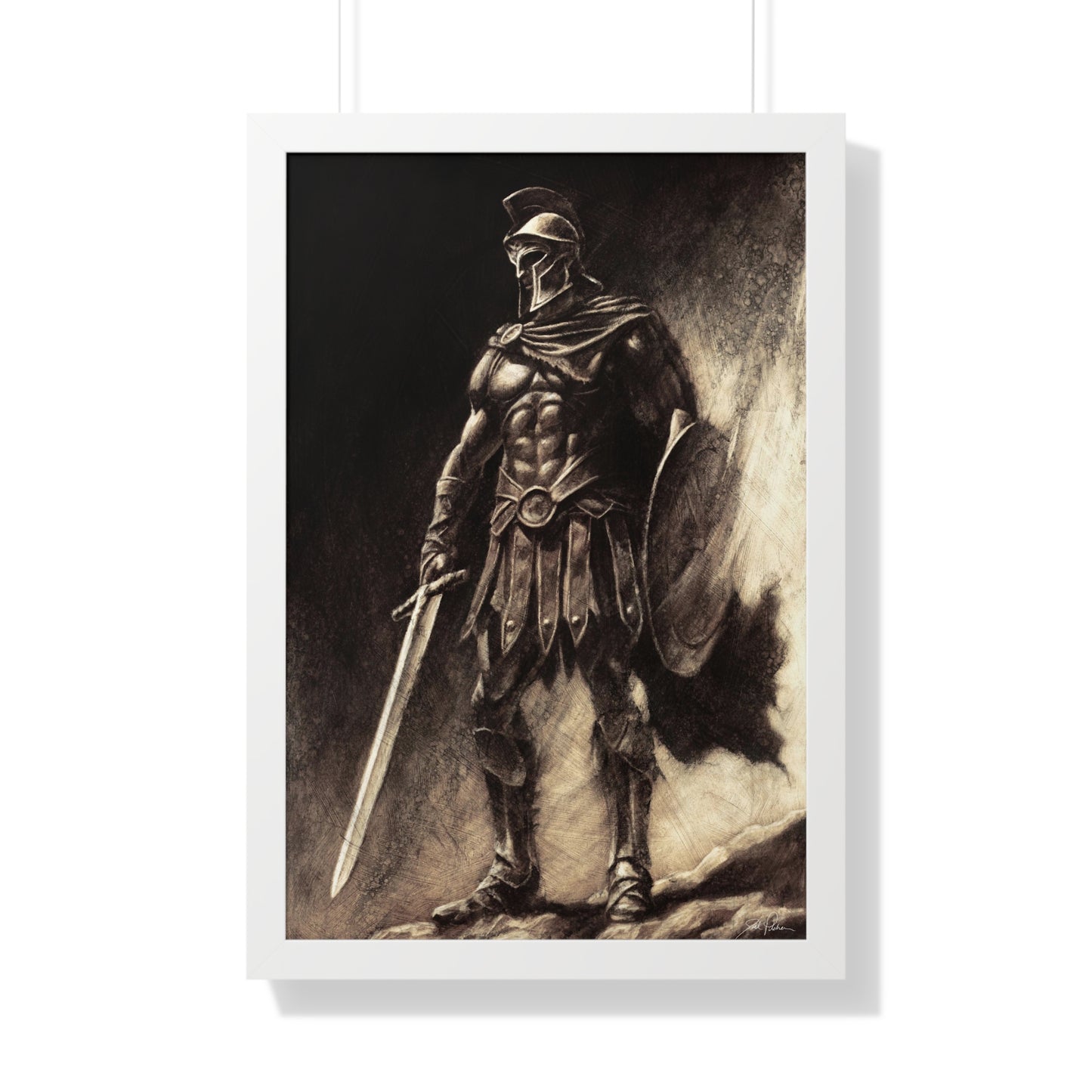 "Armor of God" Framed Paper Print