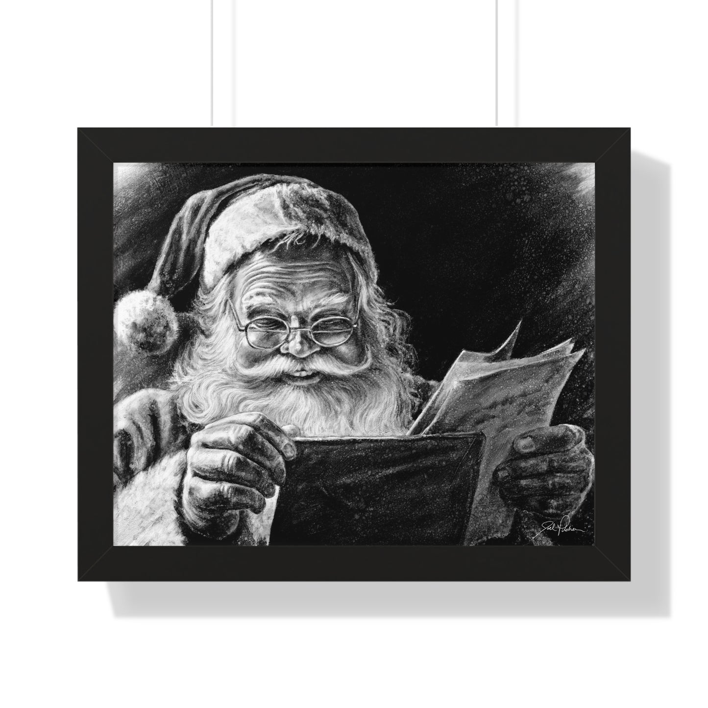"Dear Santa" Framed Paper Print
