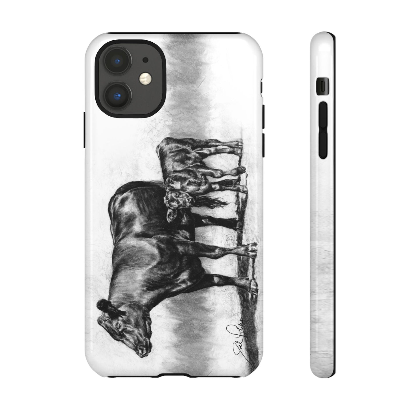 "Mama Cow & Calf" Smart Phone Tough Case