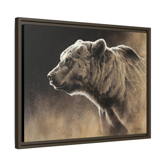 "Grizzly" Framed Canvas