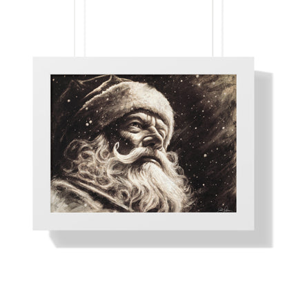 "Kris Kringle" Framed Paper Print