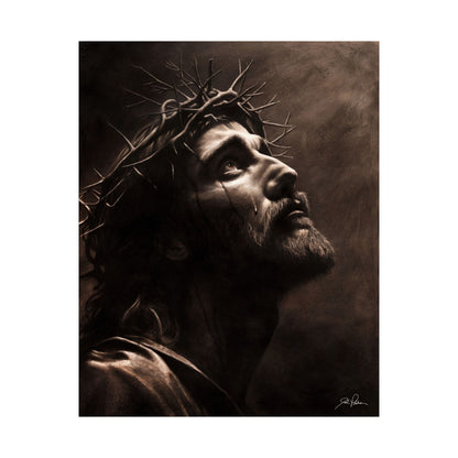 "With His Stripes We Are Healed" Premium Matte Paper Print.