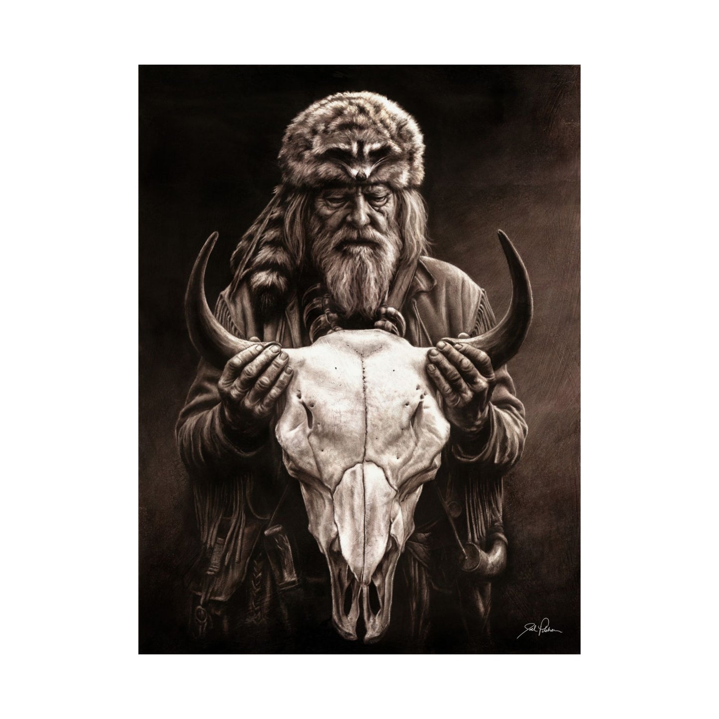 "Legends of the West" Premium Matte Paper Print.