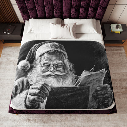 "Dear Santa" Sherpa Blanket.