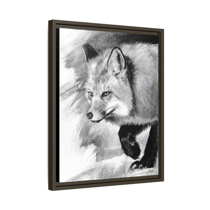 "Fox" Framed Canvas